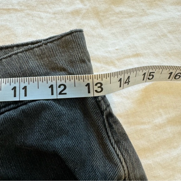 BDG Size 25W 32L Wide Leg Puddle 100% Cotton High Rise Black Patchwork Jeans - Picture 14 of 14